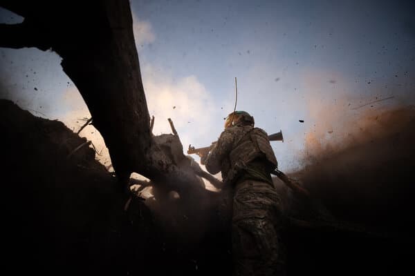 Scenes of Trench Warfare in the Age of Drones
