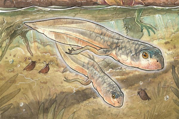 Fossil Reveals Oldest Known Tadpole That Grew to the Size of a Hot Dog